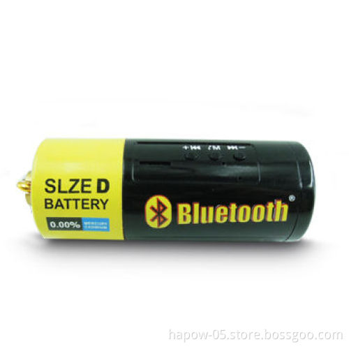 Portable power shape USB power bank with speaker Bluetooth 2.0 + EDR, TF card supportNew